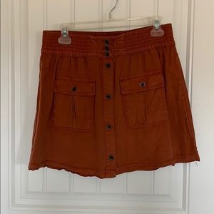 forever 21 rust skirt
